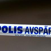 Arkivbild, polisavspärrning