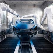 Tesla, which builds cars for the U.S. market in factories like this one in Texas, could benefit if Trump wins the presidential election.