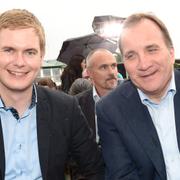 Gustav Fridolin och Stefan Löfven.