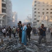 Boene i Gaza stad på söndagen.