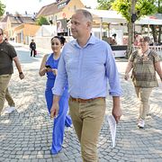 Sjöstedt i Almedalen i år.