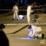 Polisen på brottsplatsen