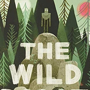 Bokomslaget till ”The Wild Robot”, en av böckerna som enligt stämningen använts för AI-träning/illustrationsbild, bokmässa.