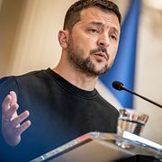 Ukrainas president Volodomyr Zelenskyj. Mads Claus Rasmussen / Ritzau Scanpix