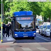 En buss i Stockholm.