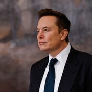 Elon Musk på Trumps installation.