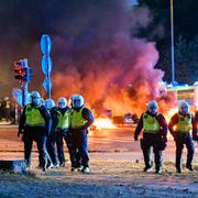 Bild från upploppet.