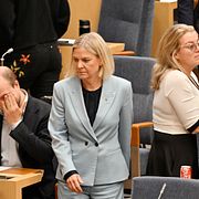 Socialdemokraternas partiledare Magdalena Andersson (S).