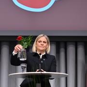 Socialdemokraternas partiledare Magdalena Andersson. 