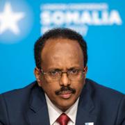 Somalias President Mohamed Abdullahi Mohamed. 