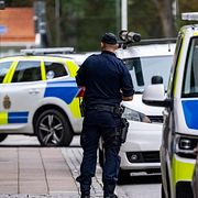 Polisinsatsen i oktober 2025. 