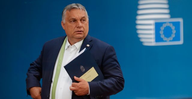  Viktor Orbán.  Olivier Matthys / TT NYHETSBYRÅN