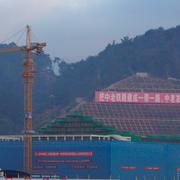 En tågstation i Laos, som ingår i infrastrukturprojektet.  Ng Han Guan / AP