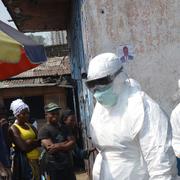 Arkivbild från januari då Liberia var hårt drabbat av ebola.