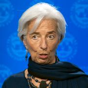 IMF-chefen Christine Lagarde kommenterade domen i Washington på måndagskvällen.