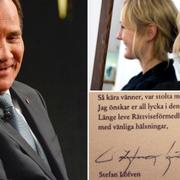 Stefan Löfven och Lina Thomsgård