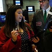 Investerare på Wall Street.