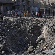 En bild från Bureij i Gaza, tagen i maj.