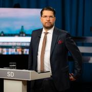 Sverigedemokraternas Jimmie Åkesson.