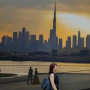 Skyline i Dubai. Arkivbild.