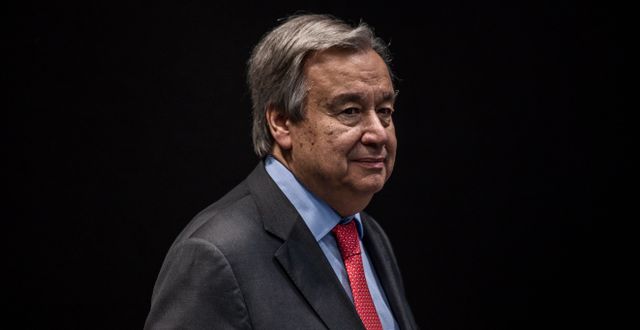 António Guterres. Bernat Armangue / TT NYHETSBYRÅN
