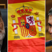 Spaniens premiärminister Mariano Rajoy och oppositionsledaren Pedro Sánchez.