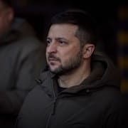 Ukrainas president Volodymyr Zelenksyj  AP