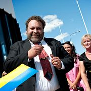 Glashotellet Kosta Boda Art Hotel när det invigdes av Torsten Jansson 2009.