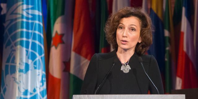 Audrey Azoulay. Michel Euler / TT NYHETSBYRÅN