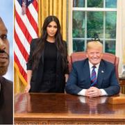 Kanye West/Kim Kardashian och Donald Trump.