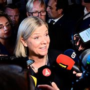 Socialdemokraternas partiledare Magdalena Andersson.