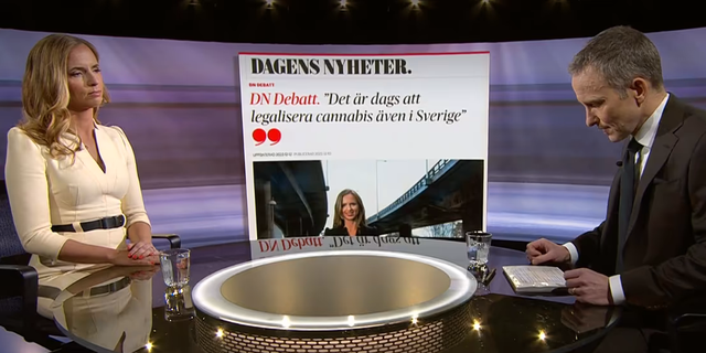 Från Skyttedals medverkan i ”30 minuter” Skärmdump SVT