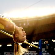 Kajsa Bergqvist på friidrotts-EM i Göteborg 2006. 