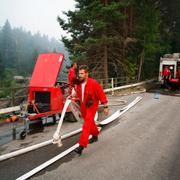 Skogsbrand i Kårböle i Ljusdal på söndagskvällen