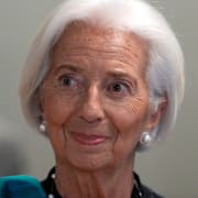 Erik Thedéen och Christine Lagarde.