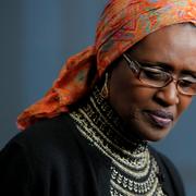 Oxfams internationella chef Winnie Byanyima.