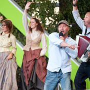 Drängarna på Allsång på Skansen 2010. 