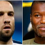 Mathieu Valbuena och Djibril Cissé.