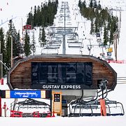 Skistarliften Gustav Express i Lindvallen, Sälen. 
Arkivbild.
