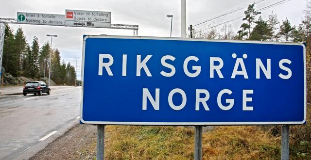 Gränsen mellan Sverige och Norge.  Grundseth, Dag W. / TT NYHETSBYRÅN