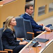 Ebba Busch (KD), Ulf Kristersson (M)