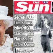 Drottning Elizabeth II, faksimil från The Sun