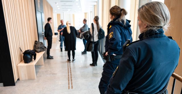 Rättegången mot kvinnan inleddes i säkerhetssalen i Lunds tingsrätt i veckan. Johan Nilsson/TT / TT NYHETSBYRÅN