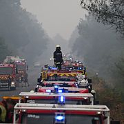 Brandmän i Frankrike, 25 juli.