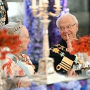 Drottning Margrethe och kung Carl Gustaf.