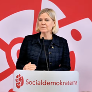 Magdalena Andersson (S) under talet.