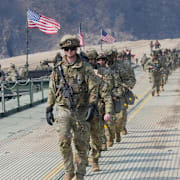 Ted Lieu / Amerikanska soldater vid en övning i Sydkorea i mars förra året.