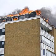 Polisen evakuerade de boende