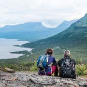 Fjällvandrare i Björkliden.