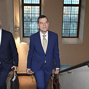 Johan Eriksson, advokat och Henrik Landerholm.
